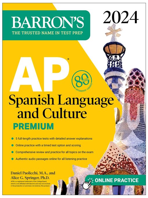 Title details for AP Spanish Language and Culture Premium, 2024 by Daniel Paolicchi - Wait list